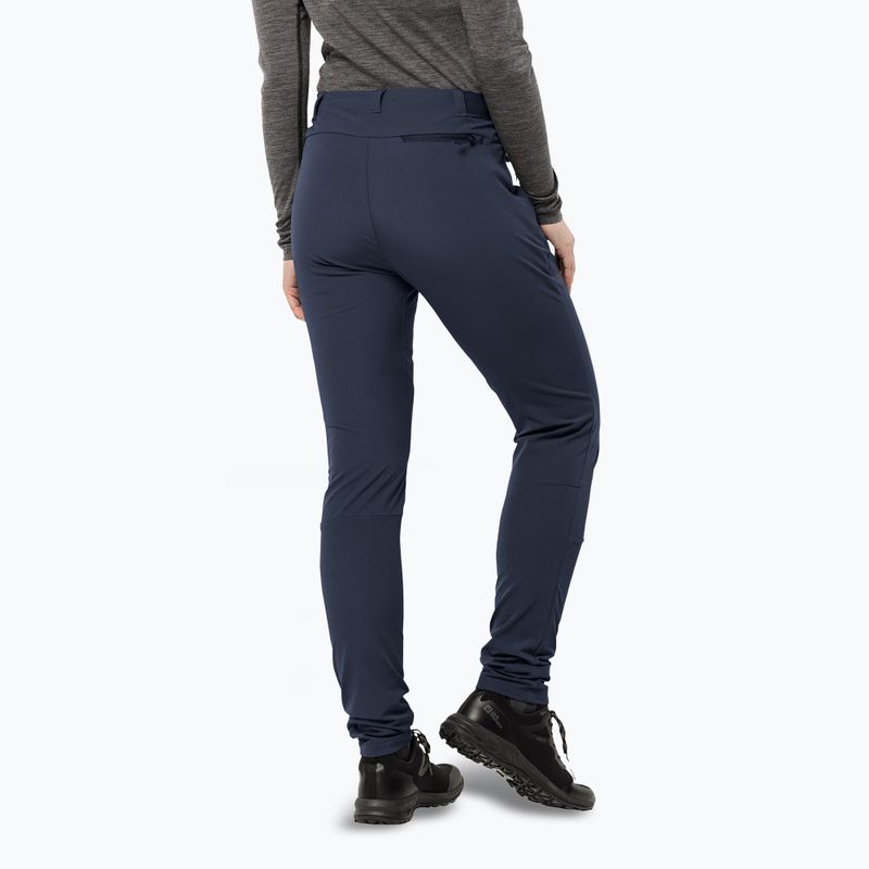 Jack Wolfskin Damen Softshellhose Geigelstein Slim Nachtblau 2