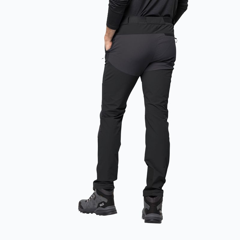 Jack Wolfskin Herren Softshellhose Ziegspitz schwarz 1507841 2