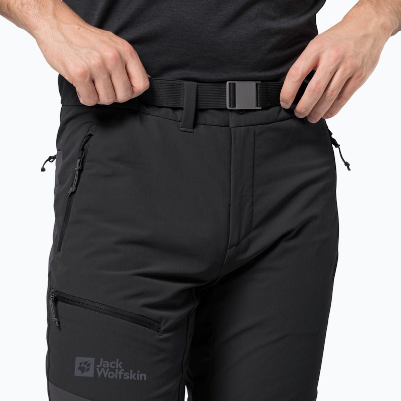 Jack Wolfskin Herren Softshellhose Ziegspitz schwarz 1507841 3