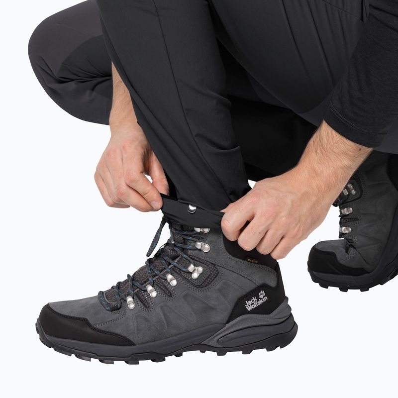 Jack Wolfskin Herren Softshellhose Ziegspitz schwarz 1507841 5