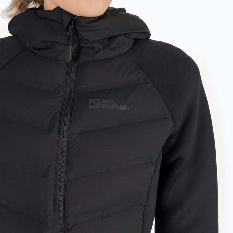 Jack Wolfskin Damen Tasman Down Hybrid Jacke schwarz 1707273_6000_005 5