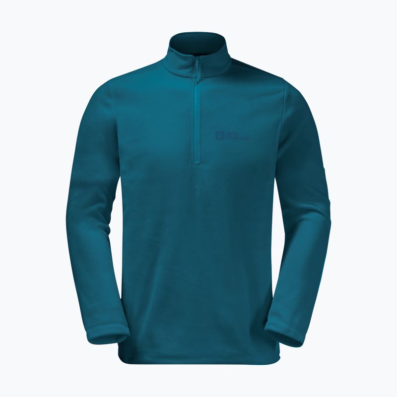 Jack Wolfskin Herren Fleece-Sweatshirt Taunus HZ blau 1709522_4133_002 4