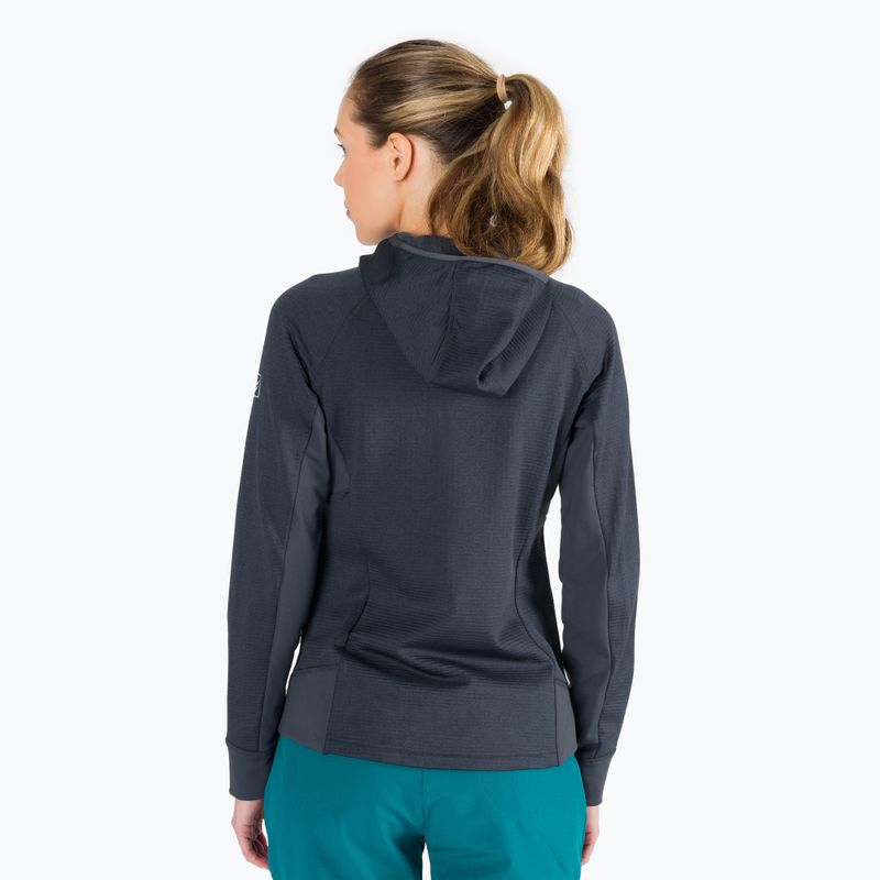 Damen Fleece Jack Wolfskin Hydro Grid Fleece grau 1709911 4