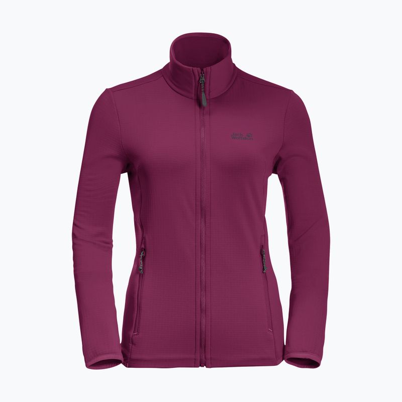 Jack Wolfskin Damen-Fleece-Sweatshirt Peak Grid Fleece lila 1710351 8
