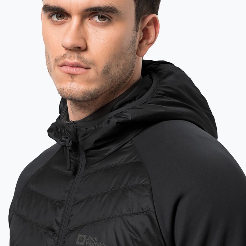 Jack Wolfskin Herren Routeburn Pro Hybrid Jacke schwarz 1710511 3