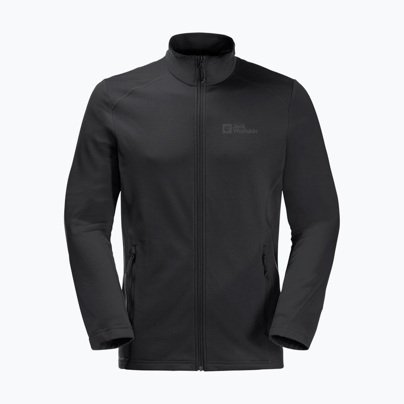 Jack Wolfskin Herren Kolbenberg Fleece-Sweatshirt schwarz 1710521 4