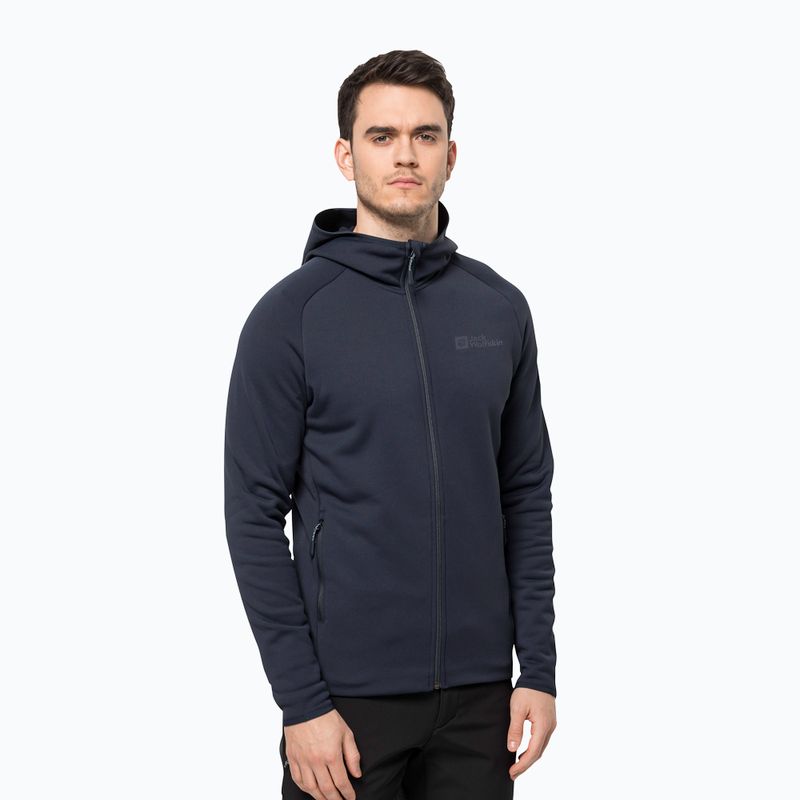 Jack Wolfskin Herren Fleece-Sweatshirt Baiselberg navy blau 1710541