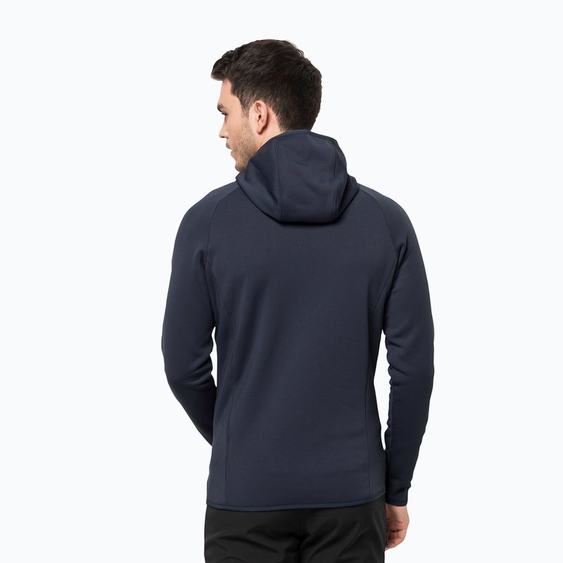 Jack Wolfskin Herren Fleece-Sweatshirt Baiselberg navy blau 1710541 2