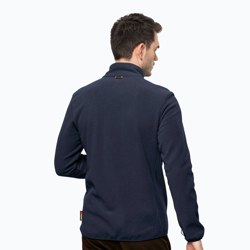 Jack Wolfskin Herren Beilstein Fleece-Sweatshirt navy blau 1710551 2