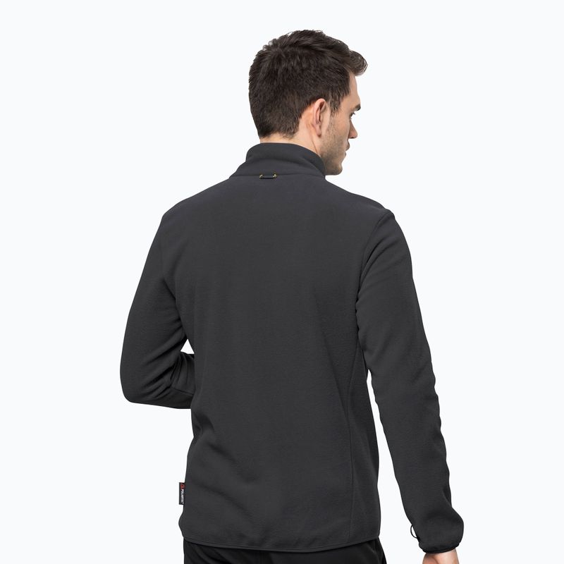 Jack Wolfskin Herren Beilstein Fleece-Sweatshirt schwarz 1710551 2
