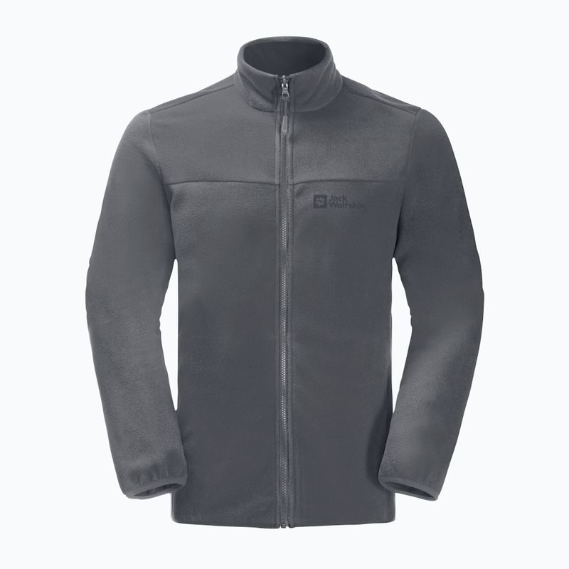 Jack Wolfskin Herren Beilstein grau Fleece-Sweatshirt 1710551 4
