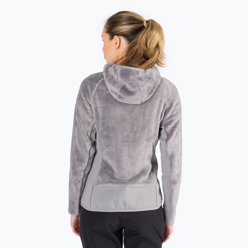 Jack Wolfskin Damen Rotwand Kapuzen-Fleece-Sweatshirt grau 1710741 4