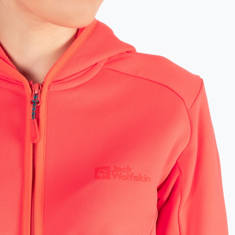 Jack Wolfskin Damen Fleece-Sweatshirt Baiselberg orange 1710771 6