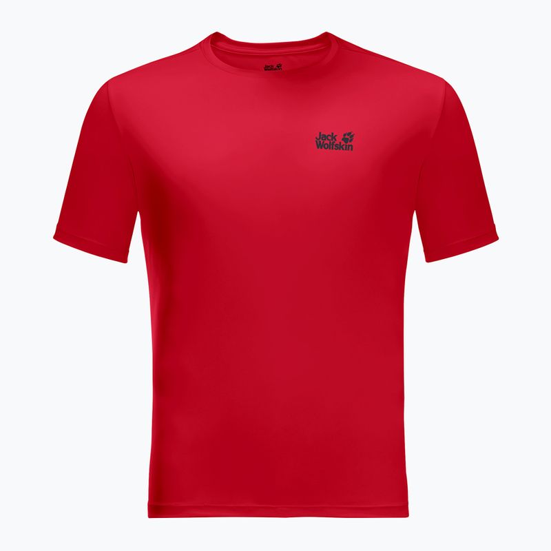 Jack Wolfskin Herren-Trekking-T-Shirt Tech rot 1807071_2206 3