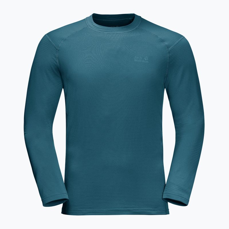 Jack Wolfskin Herren-Trekking-Langarm-T-Shirt Infinite LS blau 1808311