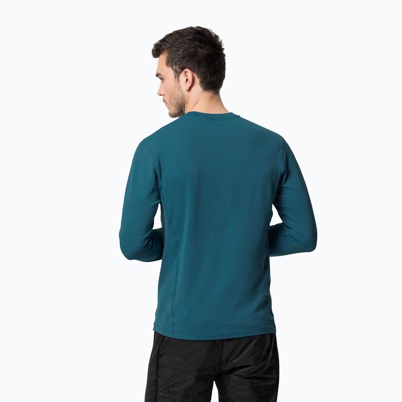 Jack Wolfskin Herren-Trekking-Langarm-T-Shirt Infinite LS blau 1808311