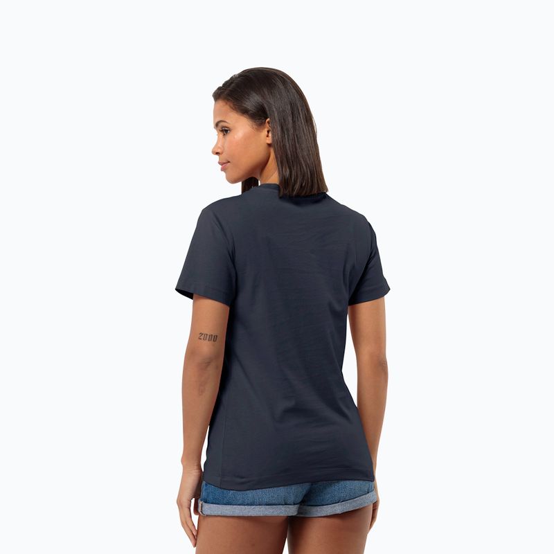 Jack Wolfskin Damen Trekking-T-Shirt Essential Nachtblau 2