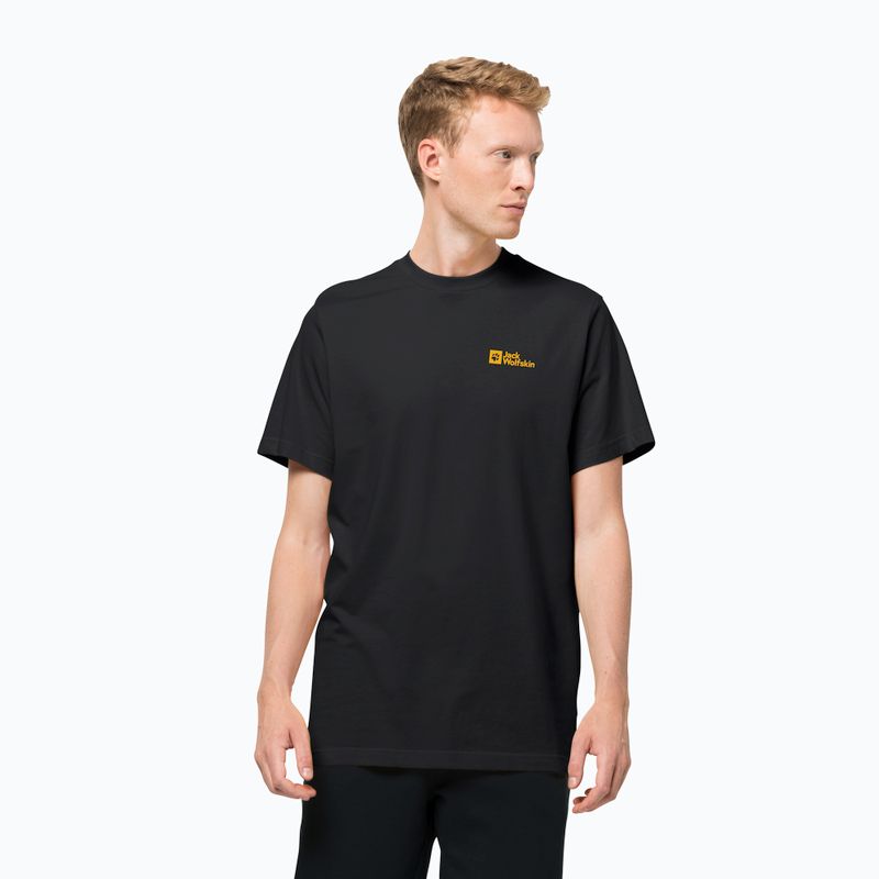 Jack Wolfskin Herren Essential T-shirt schwarz 1808382_6000