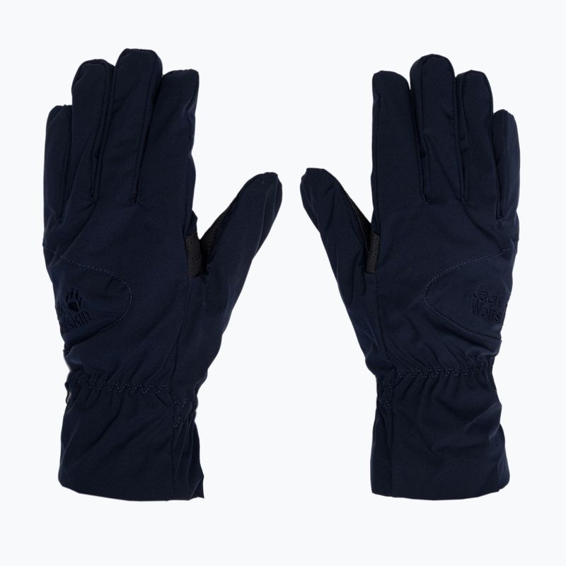 Jack Wolfskin Stormlock Highloft Trekking Handschuhe navy blau 1904433_1010_001 3