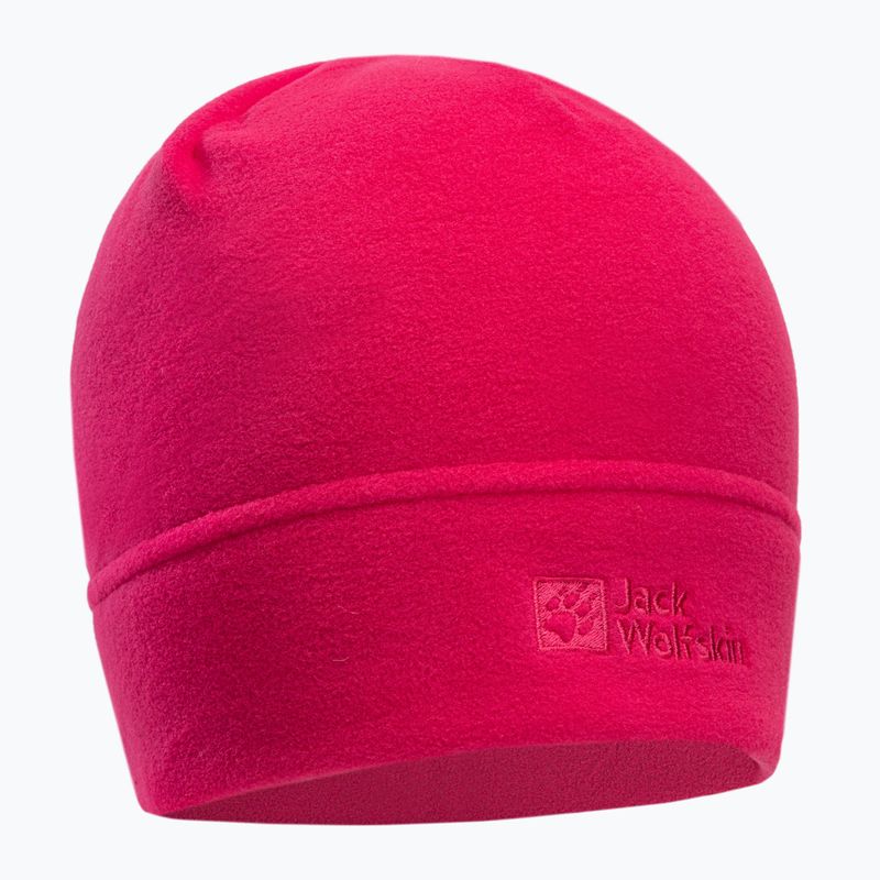 Jack Wolfskin Real Stuff Fleece Wintermütze rosa 1909852