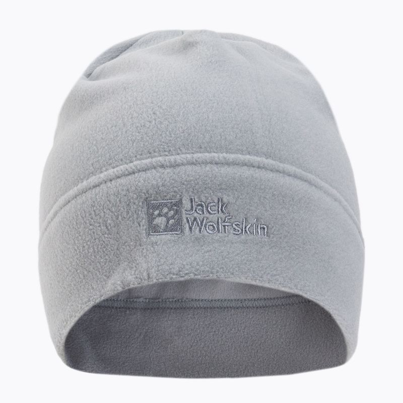 Jack Wolfskin Real Stuff grau Fleece Wintermütze 1909852 2