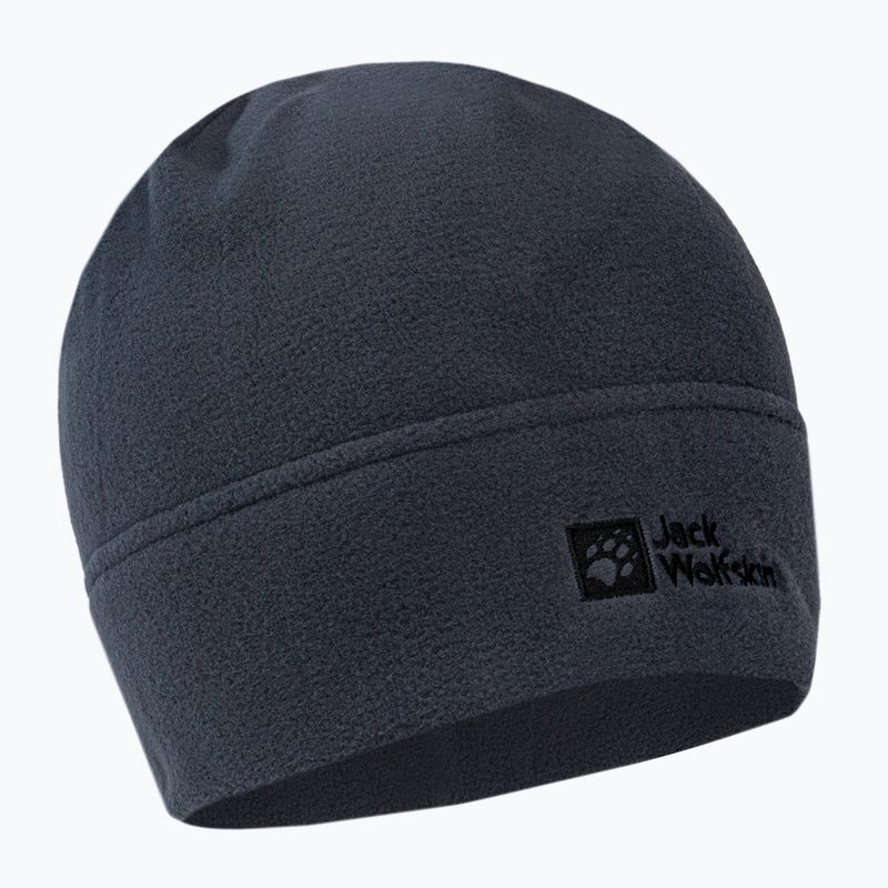 Jack Wolfskin Real Stuff grau Fleece Wintermütze 1909852
