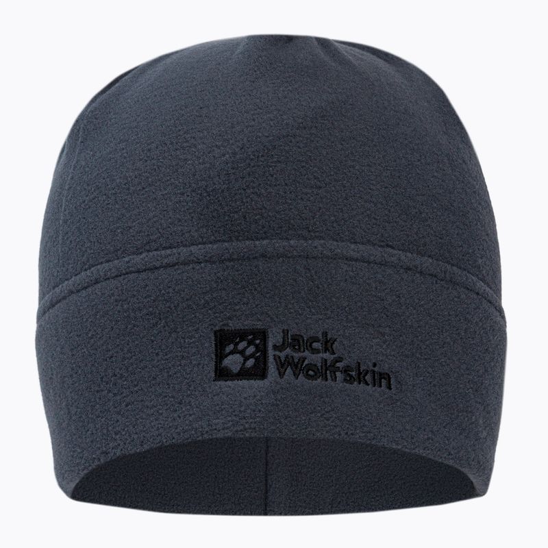 Jack Wolfskin Real Stuff grau Fleece Wintermütze 1909852 2