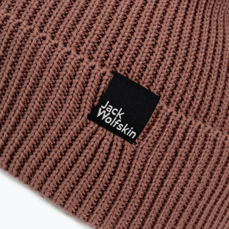 Jack Wolfskin Essential Beanie Wintermütze rosa 1910881 3