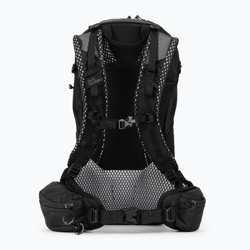 Jack Wolfskin Crosstrail 22 ST Trekking Rucksack schwarz 3