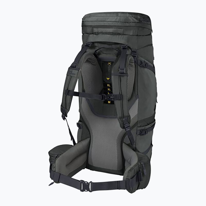 Jack Wolfskin Herren-Trekking-Rucksack Denali 75+10 l schiefergrün 2