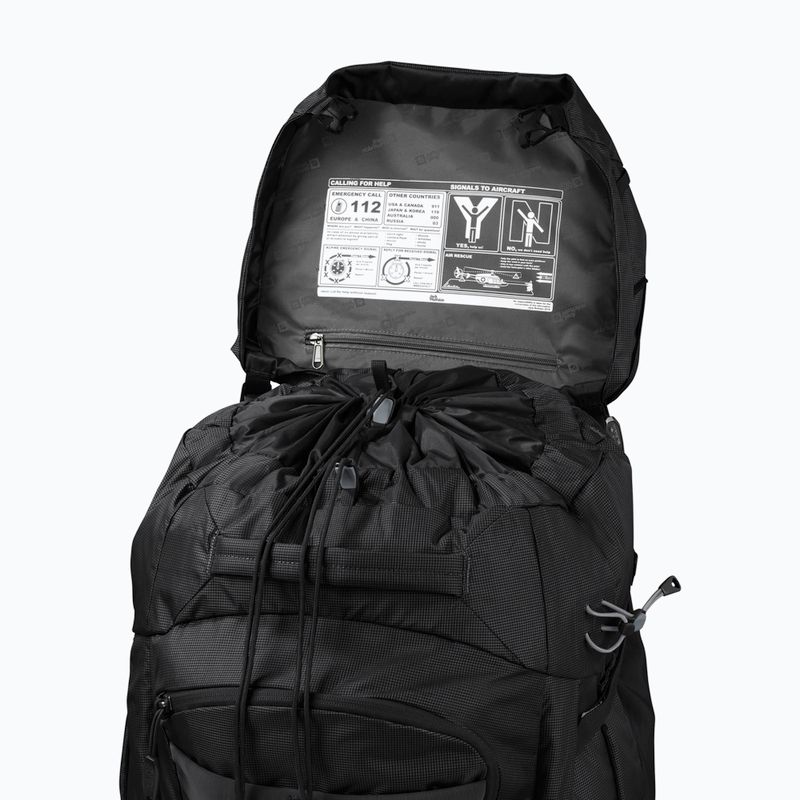 Jack Wolfskin Herren-Trekking-Rucksack Denali 65+10 l schwarz 6