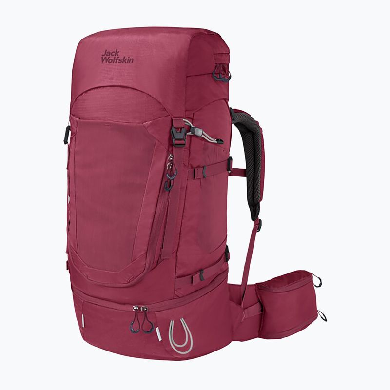 Jack Wolfskin Damen-Trekking-Rucksack Highland Trail 50+5 burgundy 2010111