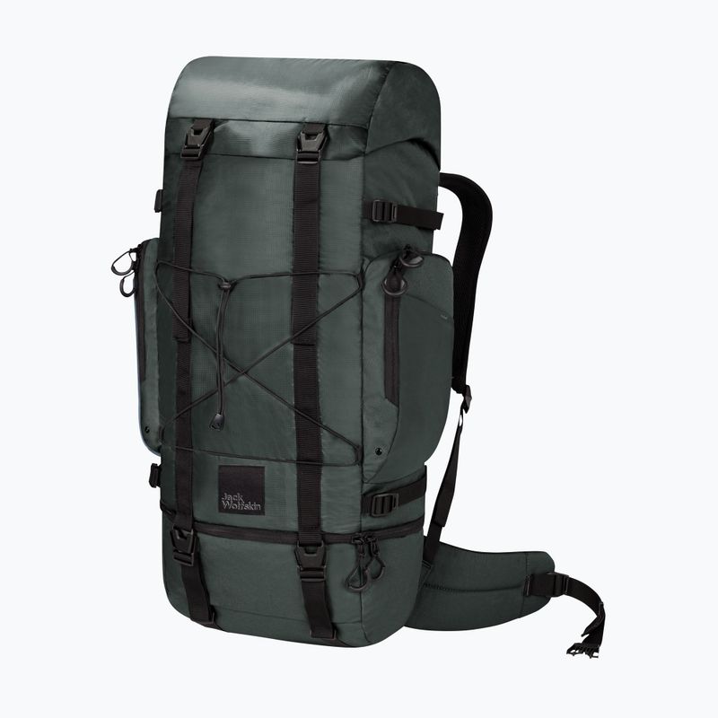 Jack Wolfskin Wanderthirst 45 l schiefergrüner Trekking-Rucksack 3