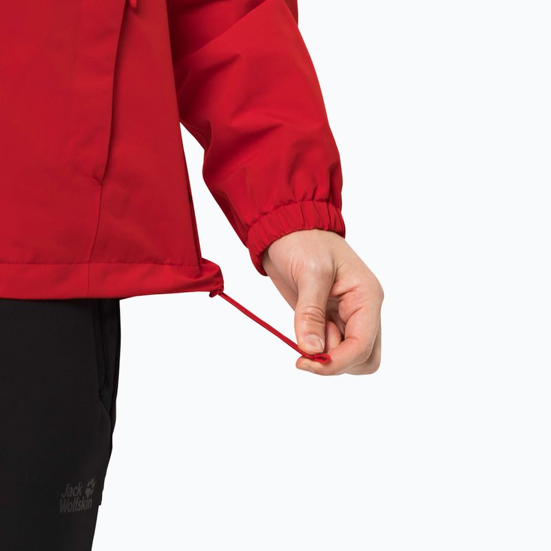 Jack Wolfskin Herren Stormy Point 2L wasserdichte Jacke rot 1111142 3