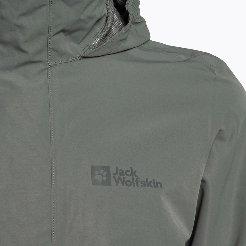 Jack Wolfskin Herren Stormy Point 2L Regenjacke grün 1111142 8