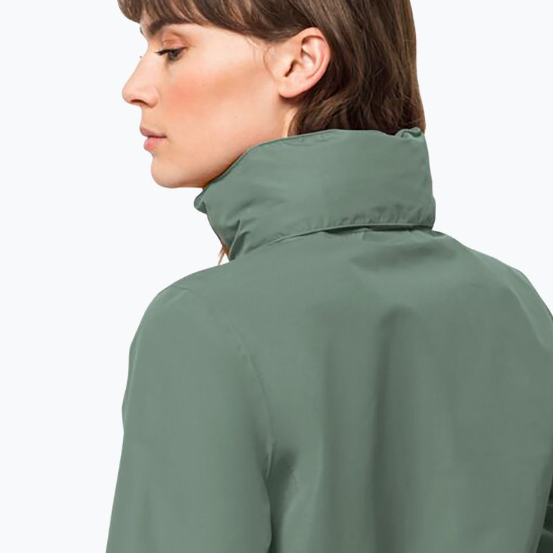 Jack Wolfskin Damen Stormy Point 2L Regenjacke grün 1111202 4