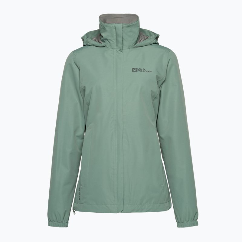 Jack Wolfskin Damen Stormy Point 2L Regenjacke grün 1111202 6