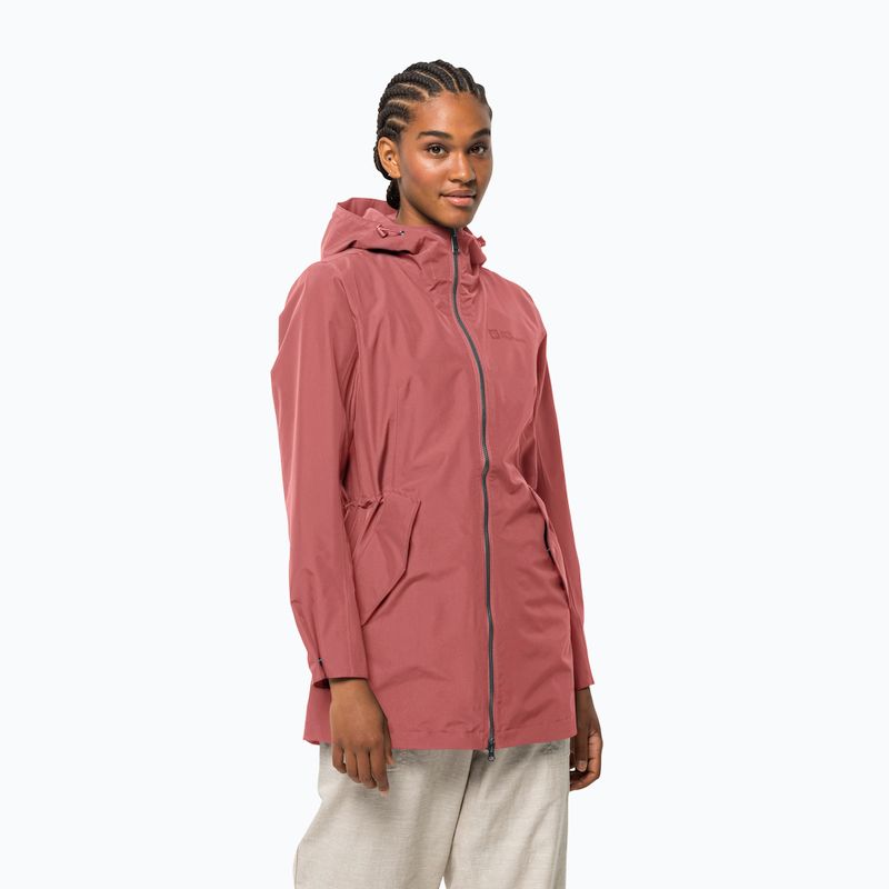 Jack Wolfskin Damen Regenjacke Dakar Parka rosa 1112502_2183_001