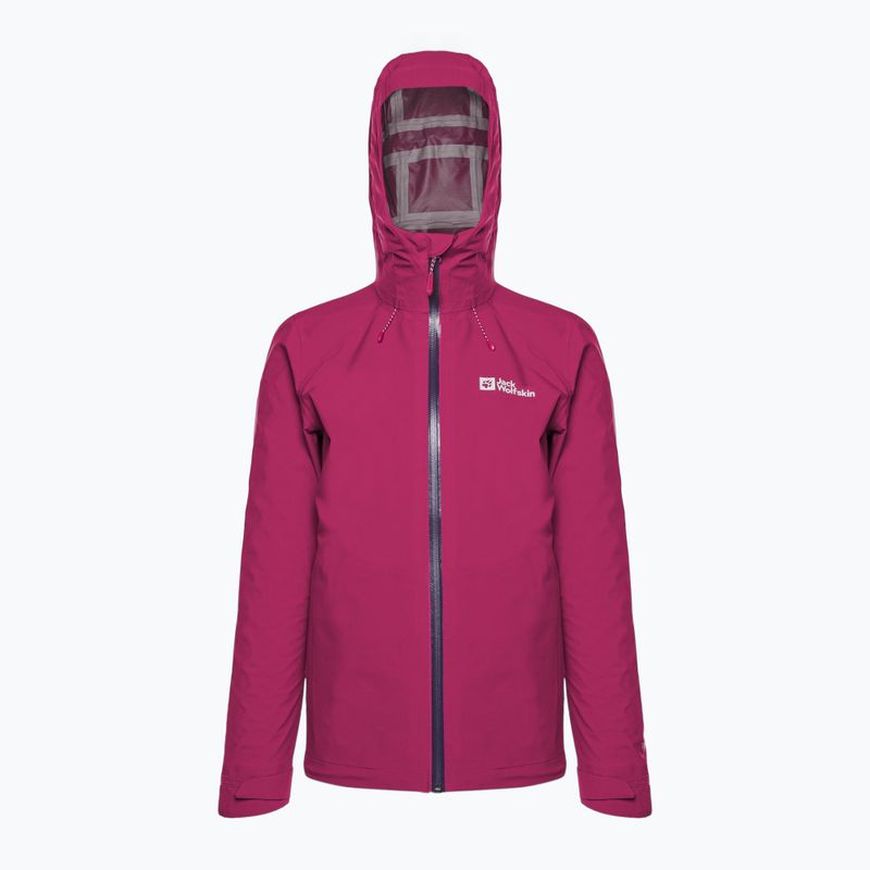 Jack Wolfskin Damen Highest Peak Regenjacke rot 1115121_2198_003 6