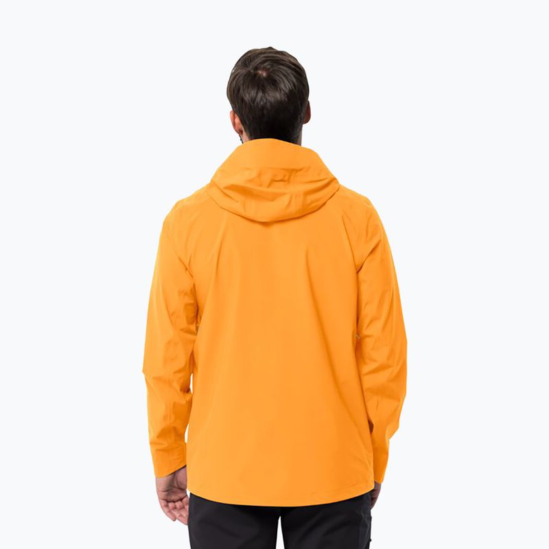 Jack Wolfskin Herren Highest Peak Regenjacke orange 1115131_3087_005 2