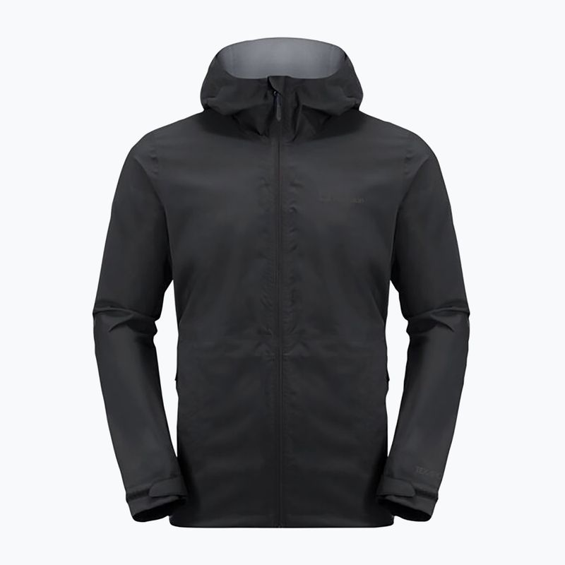 Jack Wolfskin Herren Regenjacke Elsberg 2.5L schwarz 1115881_6000_003 5