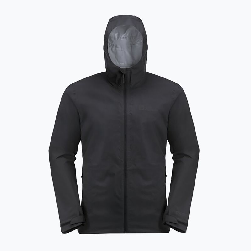 Jack Wolfskin Herren Regenjacke Elsberg 2.5L schwarz 1115881_6000_003 6