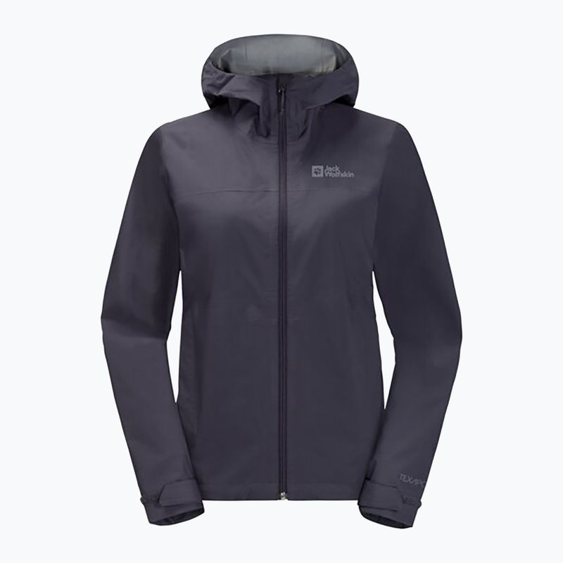 Jack Wolfskin Damen Regenjacke Elsberg 2.5L grau 1115951_1388_002 6