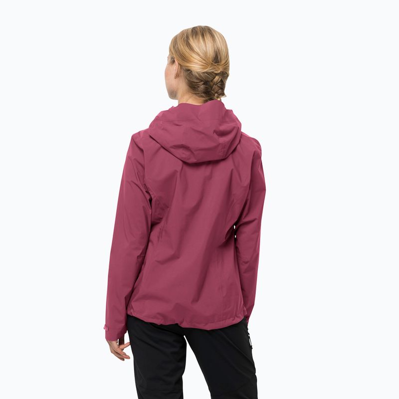 Jack Wolfskin Damen Regenjacke Elsberg 2.5L rot 1115951_2198_005 2