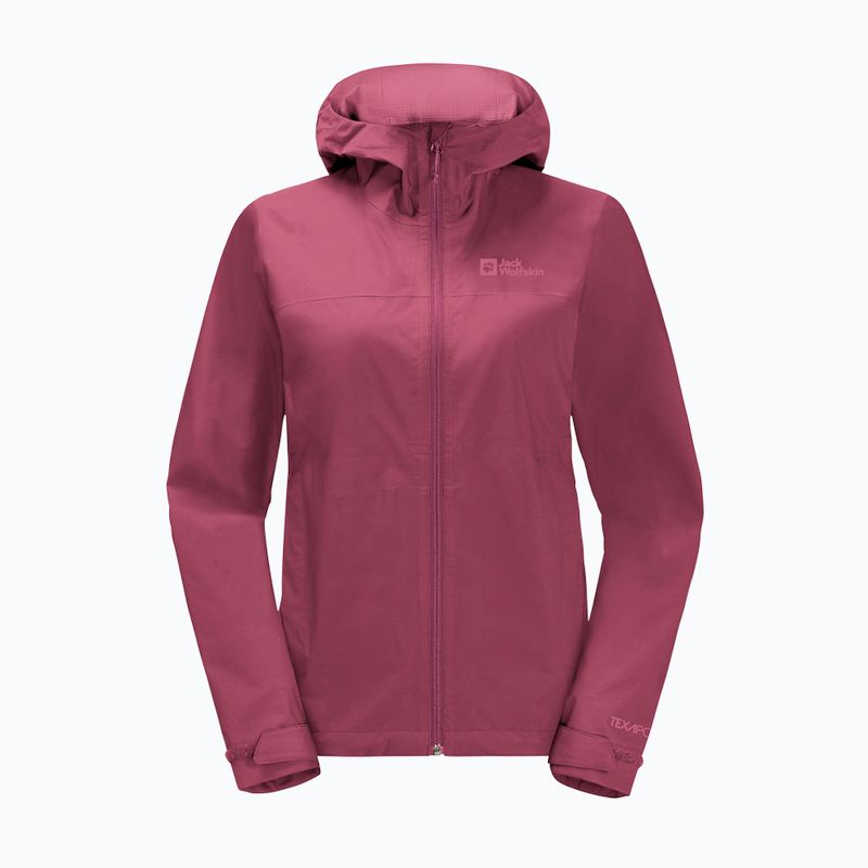 Jack Wolfskin Damen Regenjacke Elsberg 2.5L rot 1115951_2198_005 6