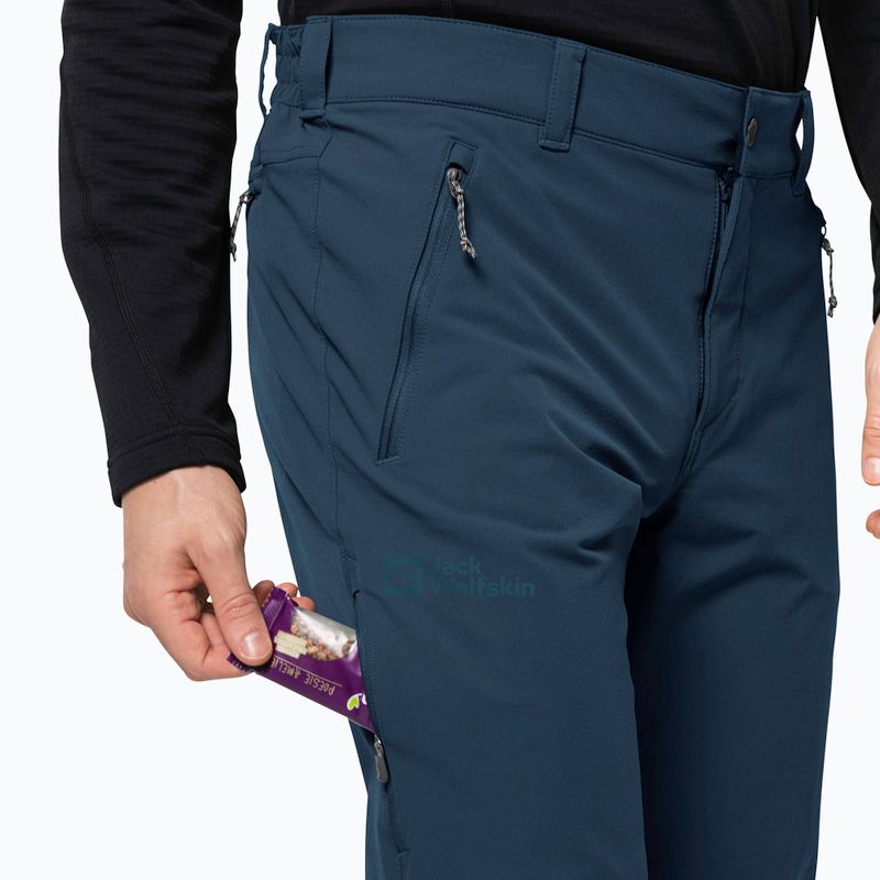 Jack Wolfskin Herren Activate XT Softshellhose navy blau 1503755 3