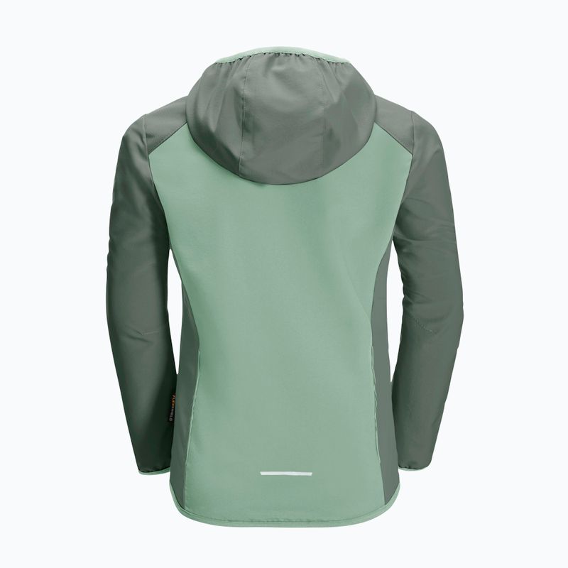 Jack Wolfskin Kinder Softshelljacke Turbulence grün 1606385 2