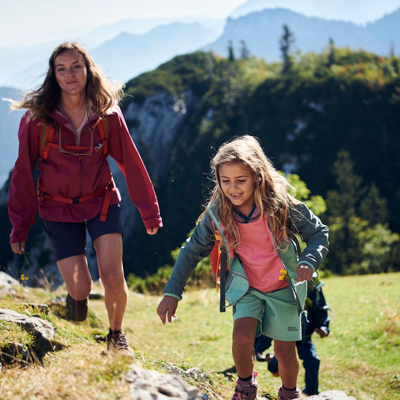 Jack Wolfskin Kinder Softshelljacke Turbulence grün 1606385 3