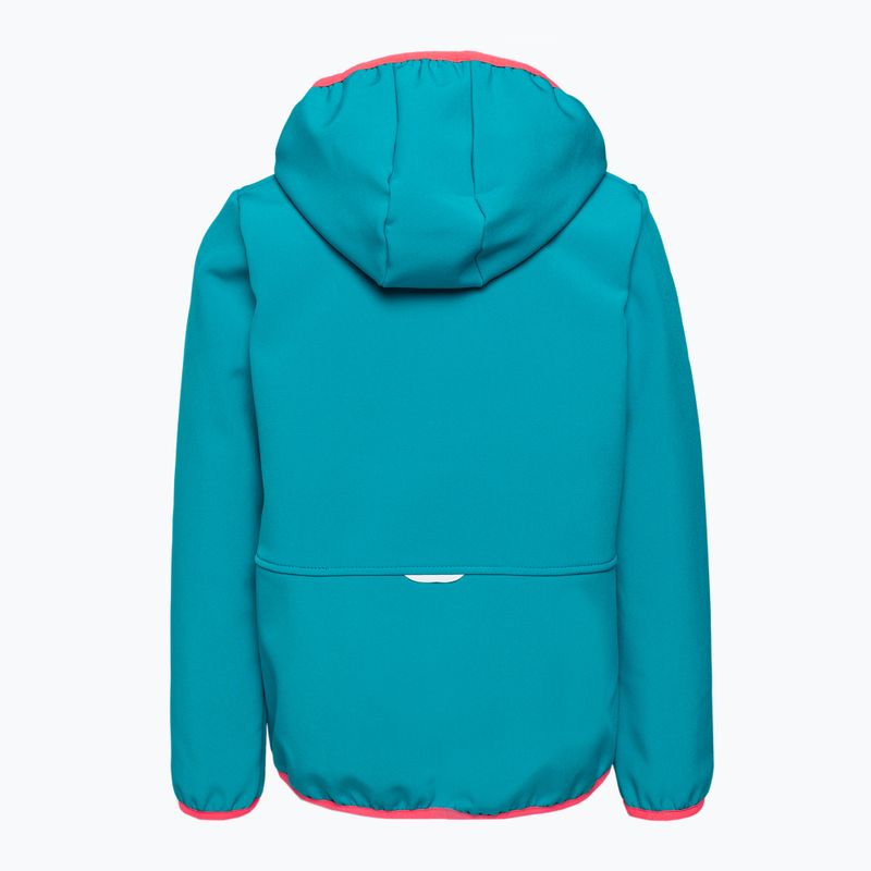 Jack Wolfskin Fourwinds Jacket Kinder Softshelljacke blau 1608011 2