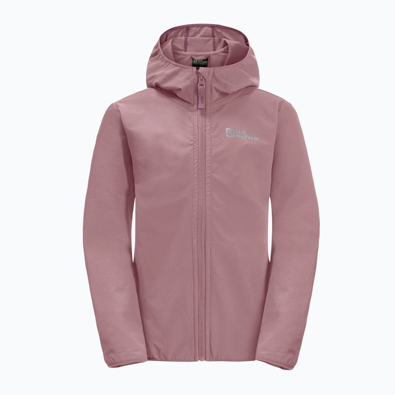 Jack Wolfskin Kinder Softshelljacke Solyd rosa 1609821